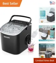Self-Cleaning Portable Ice Maker with 1.2L Water Tank - Perfect for Any Occasion