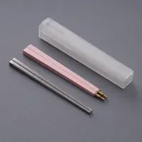 在飛比找瑪黑家居選物優惠-台灣第一筷 台灣製 316不鏽鋼 隨身筷 粉紅色