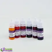 Liquid Lake Colour Dye Set For Bath Salts, Bath Bombs & Soap 6 x 10ml