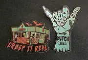 Dutch Bros October 2024 Stickers (2) Zombie Theme
