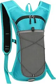 Hydration Backpack Hiking - Water Bladder Backpack,with Reflective Strips Adjustable Shoulders Nylon Bag for Hunting Travel Climbing Gym Skiing Cycling Camping