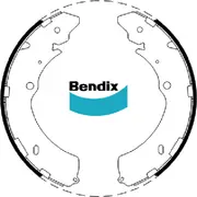 Bendix Rear Brake Shoes for Isuzu D-Max TFR85, TFS85, TFR, TFS 3.0L 4JJ1-TC 2007-2012
