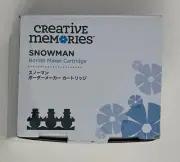 Creative Memories Snowman Border Maker Cartridge Paper Punch Snow Man Border NIB