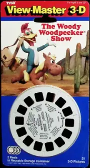 THE WOODY WOODPECKER SHOW 3d View-Master 3 Reel Packet SEALED
