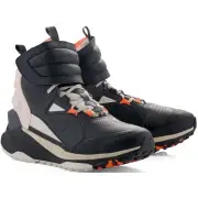 Speedstreet Black Almond Hot Orange Motorcycle Riding Shoes