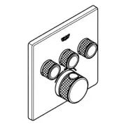 GROHE thermostat Grohtherm SmartControl 102167KF00 phantom black