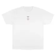 VAGY X Champion "Eat, Travel, Love" T-Shirt - Adventure-Ready, Casual Comfort