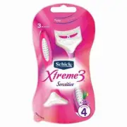 Schick Xtreme 3 Sensitive Disposable Razors 4Pk