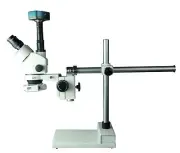 Zoom Stereo Boom Stand Microscope w Live 1.3M Camera