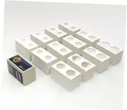 Coin Holder 12 Assorted Sizes are Professional Coin Holders for Colletors The