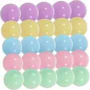 ERINGOGO Boys and Girls Toy Fillable Eggs 25pcs Easter Egg Shells Doll Machine for Easter Parties Classroom Prizes
