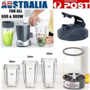 Replacement Parts 18oz 24oz 32oz Cups Cross Blade Lid for NutriBullet 600w 900W