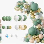 Golden Olive Avocado Balloon Arch Kit - Perfect for Wedding, Birthday, Baby & Br