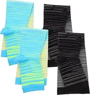 KOCKSHION 2 Pairs Sports Compression Socks Open Toe Compression Stockings Wide Calf Compression Socks Ankle Compression Socks Knee High Socks Open Toe Compression Socks Grip Socks Nylon