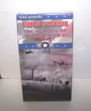 NEW THE HEROES OF WORLD WAR II VOLUME 1 MOVIE TAPE VHS for VCR OSHKOSH REMEMBERS