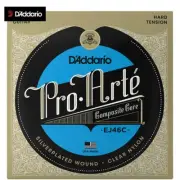 D'Addario EJ46C Composite Core Classical Guitar Strings Hard Tension