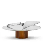 Nambe Pinnacle Cake Plate with Server - Exclusive