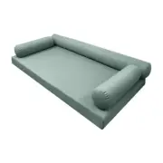 S6 Crib Knife Edge Daybed Mattress Bolster Insert and Cover Complete Set AD002