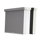 Blackout Roller Shades Cordless Blinds for Windows, Free-Stop 20"W x 72"H Grey
