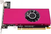 Computer Graphics Card with 4 Screen Viewing, 4 HD Multimedia Interface Point to Point Output, GT730 2G 4HD Multimedia Interface 902 1600MHz 2G 64bit DDR3 GPU for Wins 7 10