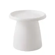 ArtissIn Coffee Table Mushroom Nordic Round Small Side Table 50CM White
