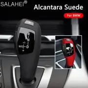 Alcantara Gear Lever Stick Knob Shift Cover For BMW 1 2 3 4 5 6 Series X4 X5 X6