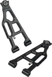 SCHAAN 2Pcs Metal Front Lower Suspension Arm for Super Baja 1/6 Desert Truck RC Car Upgrade Parts,Black
