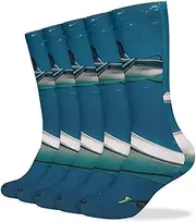 [NQHJT] Manta Ray And Fish Socks for Women Men Breathable Boot Socks Warm Calf Socks for Hiking Work, Style, One Size, Style, One size