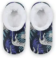 [Caihoyu] House Slippers for Kids Coral Fleece Non-Slip Lightweight House Slipper Socks Home Indoor