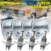 4pcs for Chevrolet El Camino 1982-1987 4x6'' LED Headlights Hi/Lo Beam** (for: Chevrolet)