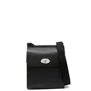[Mulberry] Antony Black & Silver Small Classic Grain