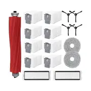 Main Side Brush, HEPA Filter, Mop Dust Bag for Q, P10 Robot Vacuum Cleaner