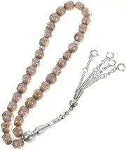 [Yardenfun] Glass Rosary beads bracelet yoga bead bracelet religions prayer beads islamic rosary the alloy Muslim Beads Chain Prayer Supplies Muslim Prayer Rosary Beads delicate Tas
