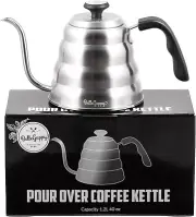 Gooseneck Kettle - Pour Over Coffee Kettle with Thermometer - Precision-Flow Spo