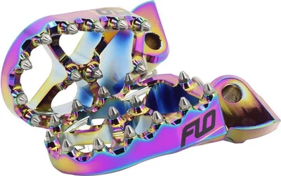 Flo Pro Series Footpegs Driver Pair Jet Fuel Iridescent KTM 250 SX 16-22