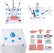 Laparoscopic Simulated Training Box Kit, 10Physician Training Modules, 4 Training Instruments, Support Mobile Phone Tablet Connection
