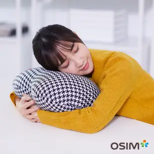 OSIM 愛心暖摩枕 格紋限量版 OS-2213 (按摩枕/肩頸按摩/溫熱/抱枕/午睡枕/無線)