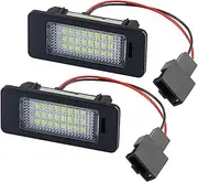 Fit For A-u-d-i A1 A4 B8 A5 S5 A6 S6 A7 Q5 TT TTS 2D For VW Car No Error Canbus Led License Number Plate Lights Bulb(2PCS)