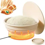 ‎Heating Sourdough Bread Proofing Basket, 9 Inch Round Sourdough Starter Warm...
