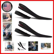 Comfortable 2-Inch Height Increase Insoles for Men & Women - Breathable Support