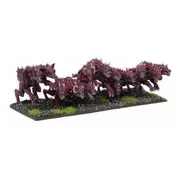 Mantic Games Kings Of War Forces Of The Abyss Hellhound Troop Miniature Toy