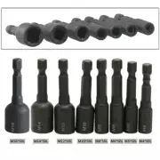 6pcs Screw Tap Socket Adapter Set 1/4 Inch Hex Shank for Electric Drills