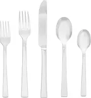 [Mikasa] 5246692 York 20-Piece Flatware Set, Silver