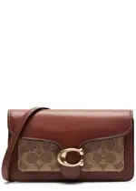 Coach Tabby Panelled Leather Wallet-on-chain - Tan ONE SIZE