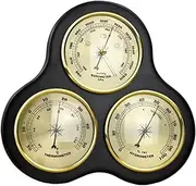 Outdoor Barometer,Barometer Thermometer Hygrometer,3 in 1 Weather Station for Indoor and Outdoor,Barometers for The Home Old Fashioned,Wall-Mounted Barometer,for Home Office Wall Decor