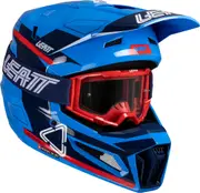 Leatt 3.5 Royal, motocross helmet , color: Blue/Red/White , size: L