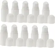 Ipetboom 15pcs Empty Perfume Roller Bottles 50ml Travel Bottles Roll Balls for Essential Oil