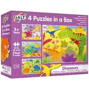 Galt 4 Puzzles in a Box Dinosaur