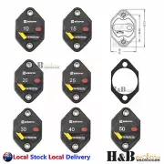 15/20/25/30/40/50A AMP Circuit Breaker Waterproof 12V 24V DC Manual Reset