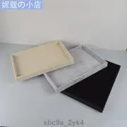 【妮蔻】皮絨布首飾展示臺珠寶飾品戒指盤黃金手表收納看貨展示珠寶店托盤